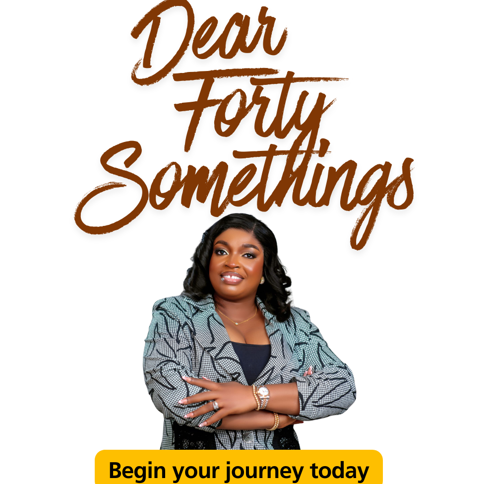 Dear Forty Somethings hand lettering